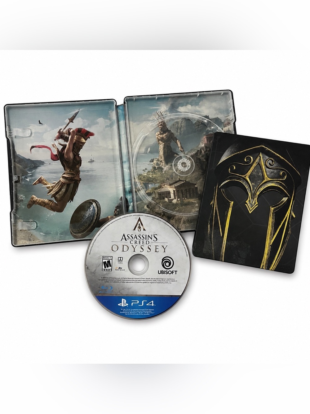 Assassin’s Creed Odyssey SteelBook Edition PS4 Game Collectible Metal Case